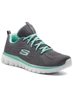 Εξοδος 🤩 Skechers Υποδήματα Παπούτσια Get Connected 12615/CCGR Γκρι 🧨