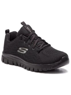 Best Pirce ⭐ Skechers Υποδήματα Παπούτσια Get Connected 12615/BBK Μαύρο 🌟