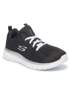 Κουπόνι ❤️ Skechers Υποδήματα Παπούτσια Get Connected 12615/BKW Μαύρο 😉