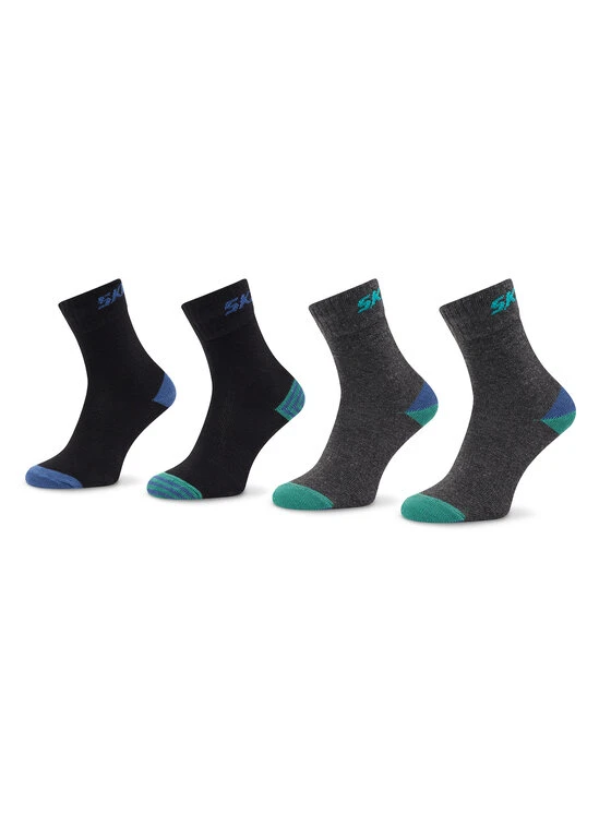 Συμφωνίες 😉 Skechers Ψηλές Κάλτσες Σετ ψηλές κάλτσες παιδικές 4 τεμαχίων SK41092 Έγχρωμο 🎁 3 Συμφωνίες 😉 Skechers Ψηλές Κάλτσες Σετ ψηλές κάλτσες παιδικές 4 τεμαχίων SK41092 Έγχρωμο 🎁