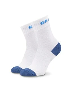 Φτηνός ⭐ Skechers Ψηλές Κάλτσες Σετ ψηλές κάλτσες παιδικές 4 τεμαχίων SK41092 Λευκό ⭐ -Παπούτσια παιδικά unnamed file 1254