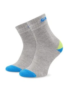 Κουπόνι ⭐ Skechers Ψηλές Κάλτσες Σετ ψηλές κάλτσες παιδικές 4 τεμαχίων SK41092 Γκρι ❤️ -Παπούτσια παιδικά unnamed file 1258