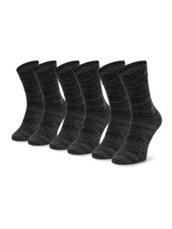 Φτηνός 🎉 Skechers Ψηλές Κάλτσες Σετ 3 ζευγάρια ψηλές κάλτσες Unisex SK41040 Γκρι ✔️