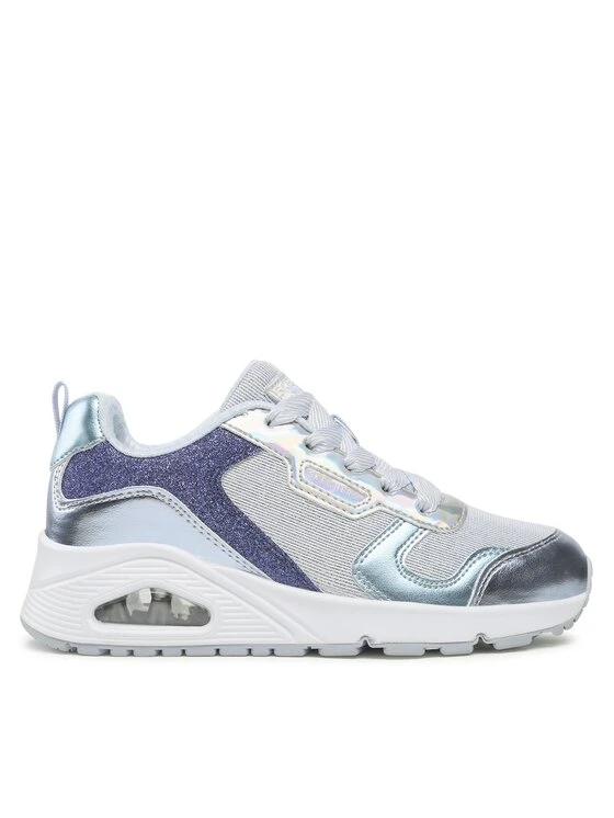 Προώθηση 🤩 Skechers Κοντά Αθλητικά Αθλητικά Metallic Remix 310513L/LBMT Ασημί ✨ 4 Προώθηση 🤩 Skechers Κοντά Αθλητικά Αθλητικά Metallic Remix 310513L/LBMT Ασημί ✨ - Image 2