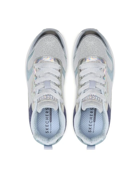 Προώθηση 🤩 Skechers Κοντά Αθλητικά Αθλητικά Metallic Remix 310513L/LBMT Ασημί ✨ 7 Προώθηση 🤩 Skechers Κοντά Αθλητικά Αθλητικά Metallic Remix 310513L/LBMT Ασημί ✨ - Image 5