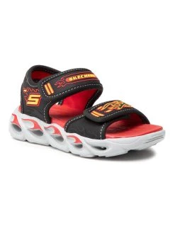 Η καλύτερη συμφωνία 🔥  Skechers Σανδάλια Thermo-Splash 400109L/BKRD Μαύρο ⭐