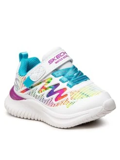 Best Pirce 👏 Skechers Αθλητικά Radiant Swirl 302434N/WMLT Λευκό 👍