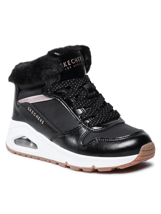 Φτηνός 🔥 Skechers Μποτίνια Cozy On Air 310518L/BKRG Μαύρο ✔️ 3 Φτηνός 🔥 Skechers Μποτίνια Cozy On Air 310518L/BKRG Μαύρο ✔️