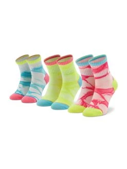 Best Pirce ⌛ Skechers Ψηλές Κάλτσες Σετ ψηλές κάλτσες παιδικές 3 τεμαχίων SK-SK41076 Έγχρωμο 🔥