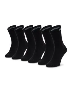 Πολύ καλή προσφορά ❤️ Skechers Ψηλές Κάλτσες Σετ 3 ζευγάρια ψηλές κάλτσες Unisex SK41040 Μαύρο 🧨