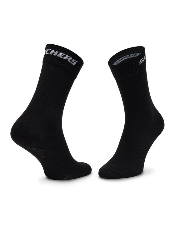 Πολύ καλή προσφορά ❤️ Skechers Ψηλές Κάλτσες Σετ 3 ζευγάρια ψηλές κάλτσες Unisex SK41040 Μαύρο 🧨 4 Πολύ καλή προσφορά ❤️ Skechers Ψηλές Κάλτσες Σετ 3 ζευγάρια ψηλές κάλτσες Unisex SK41040 Μαύρο 🧨 - Image 2